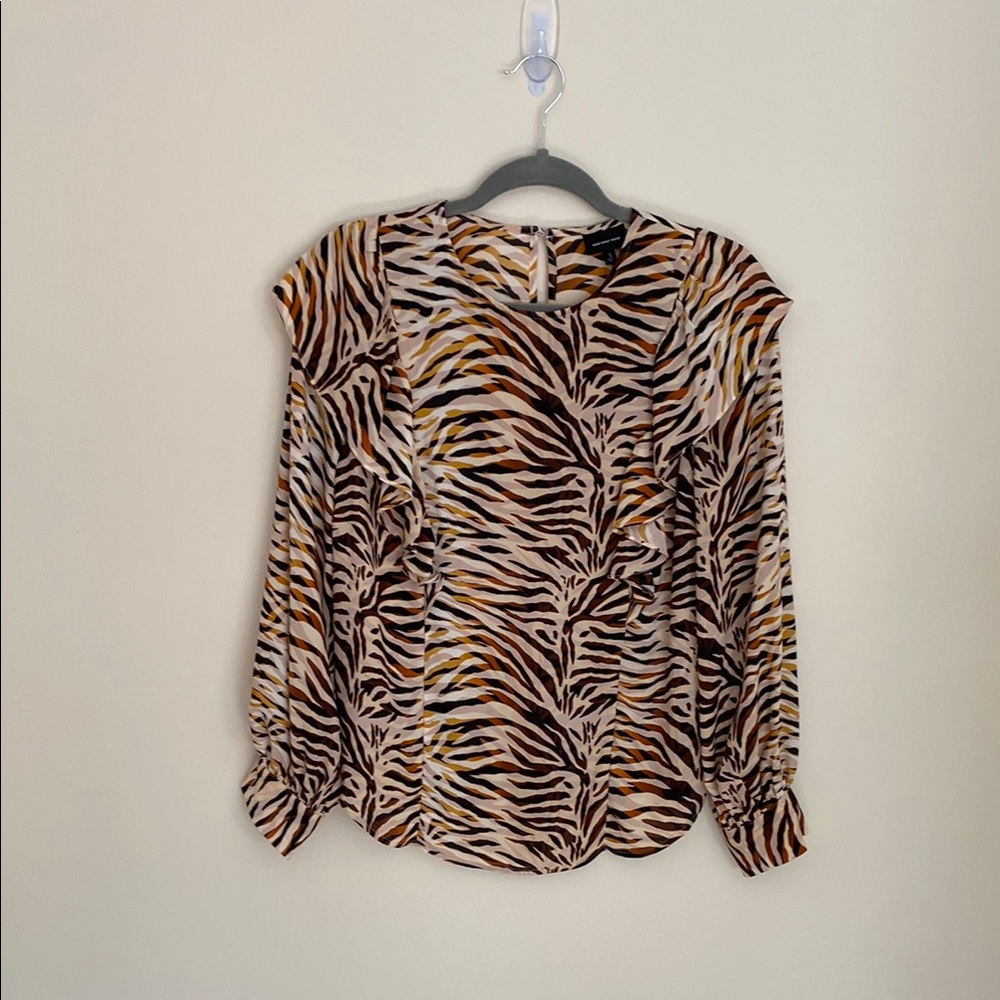 Zebra Print Women's Blouse